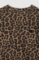 Sudadera Miles de Anine Bing en leopardo negro y marrón